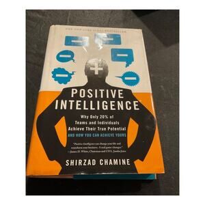 Positive Intelligence Shirzad Chamine Hardcover Business Coaching Book 2012